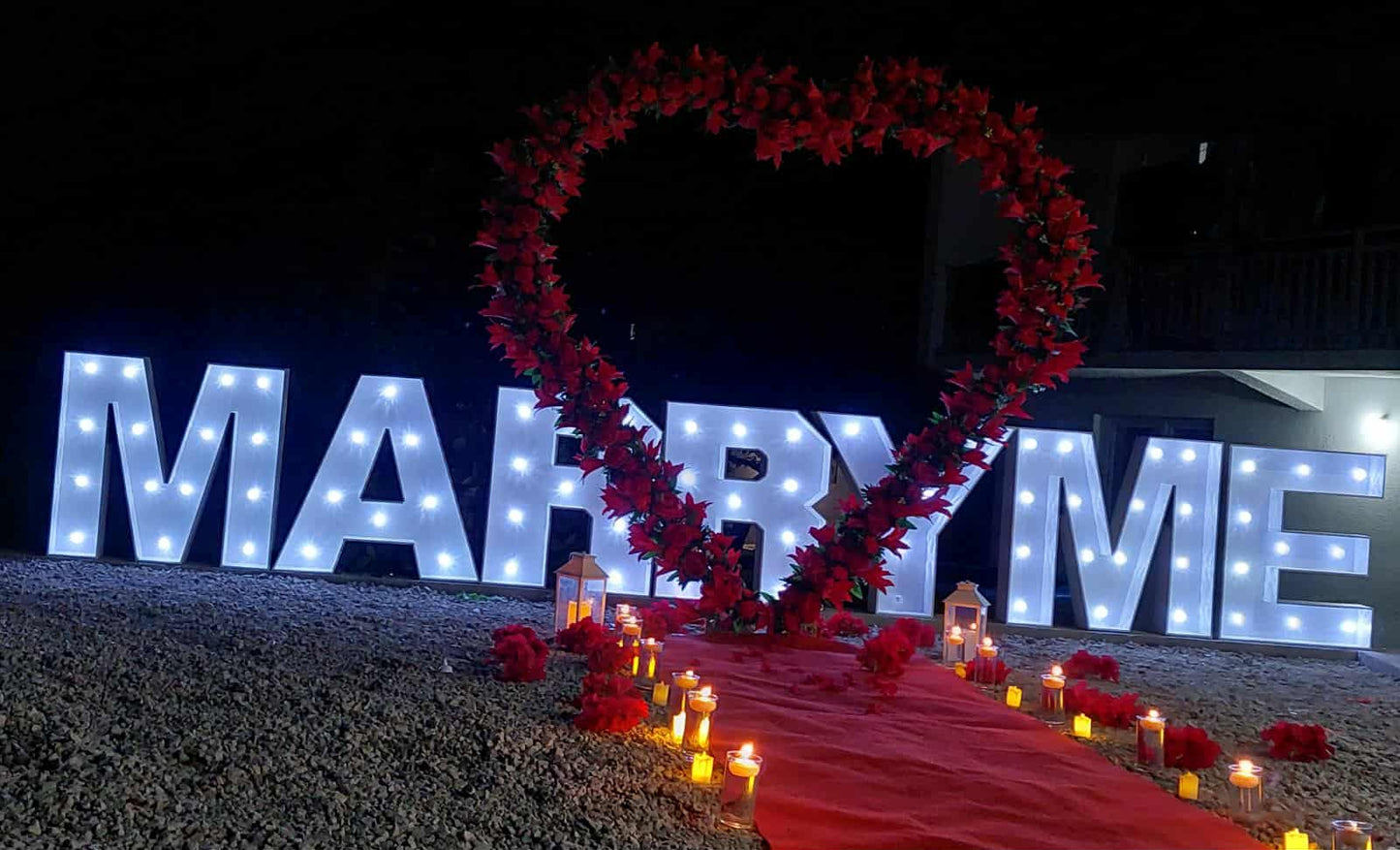 Svijetleca dekoracija MARRY ME