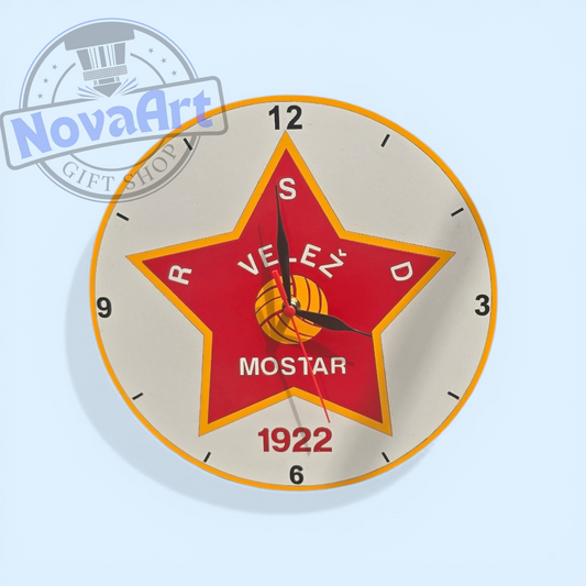 Zidni Grb/Sat fudbalski klub Velež.