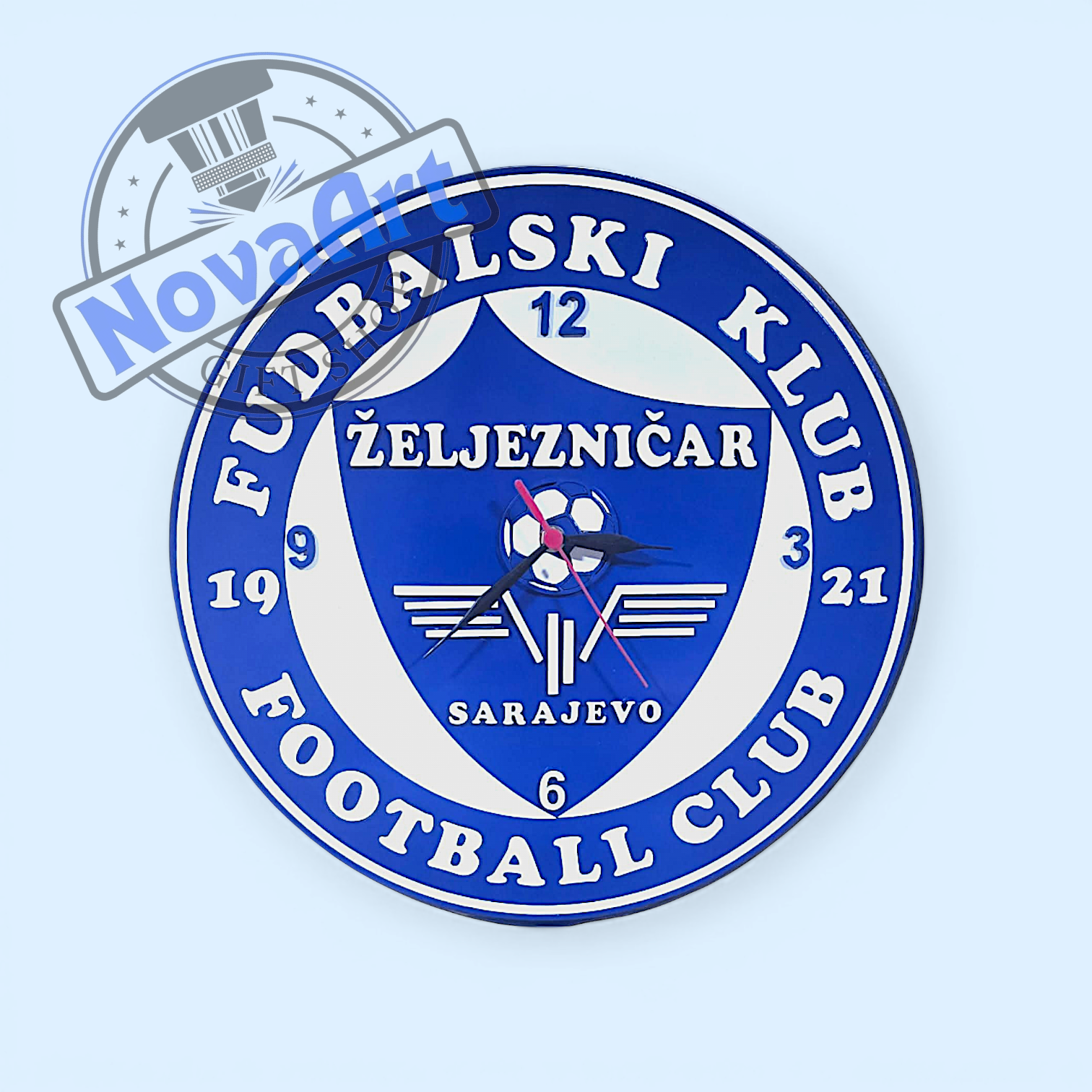 Zidni Grb/Sat fudbalski klub  Željezničar.