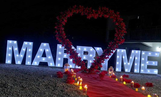 Svijetleca dekoracija MARRY ME